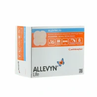 Allevyn life pans pansement hydrocellulaire 10,7x10,7cm